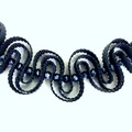  : Little Black Ribbon Necklace