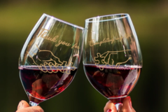  : Complete My Life Red Wine Custom Wine Glass pairs