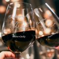  : Complete My Life Red Wine Custom Wine Glass pairs