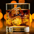  :  Custom Wording Whisky Pair Glasses