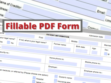 VA Service Offering: I will create an editable PDF form for you
