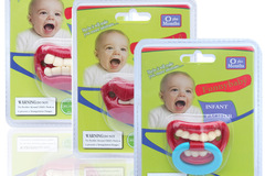Liquidation/Wholesale Lot: 30pcs Of Funny baby food grade silicone Pacifier