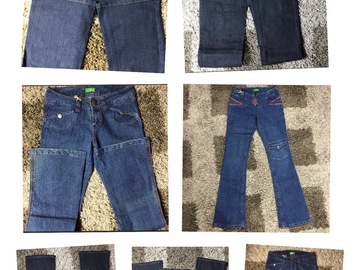 Bulk Lot (Liquidation & Wholesale): Wide Leg Jeans 12 Jeans