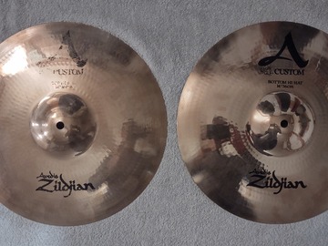Selling with online payment: Zildjian 14" A Custom 14" Hi Hats