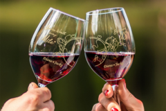  : You worth every miles between us Custom Wine Glass pairs