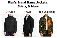 Comprar ahora: Men's NWOT Brand Name Jackets, Shirts, and More!