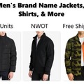 Buy Now: Men's NWOT Brand Name Jackets, Shirts, and More!