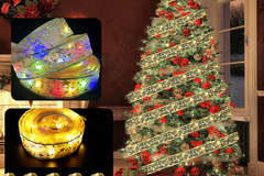 Bulk Lot (Liquidation & Wholesale): 8PCS Christmas LED Light Pendant