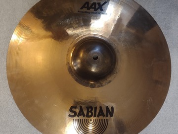 Selling with online payment: Sabian AAX 16" Recording Crash Cymbal