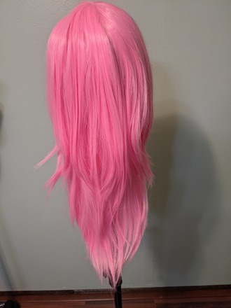 Long Pink Wig