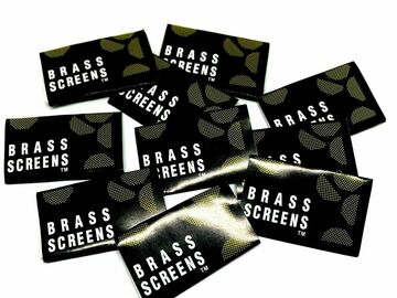  : Pipe Screens 10 Pack (50 count) - Brass