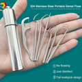 Liquidation & Wholesale Lot: 20 Sets of Portable Stainless Steel Toothpicks