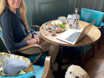Book a table: Who thought working from the pub could make you so happy!