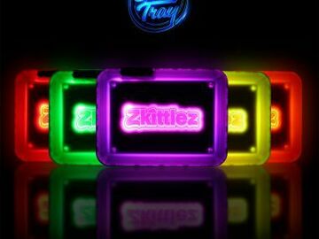 Post Now: Glow Tray x Zkittlez LED Rolling Tray
