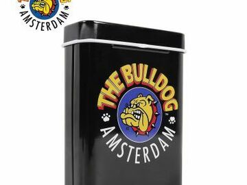 Post Now: The Bulldog Metal Flip Top Storage Tin