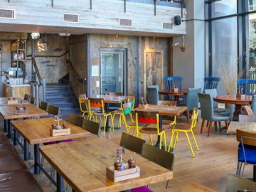 Book a table: Come and work remotely with the view by the river