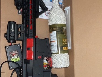 Selling: Airsoft gun SRXL red edition