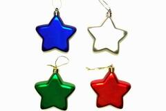 Bulk Lot (Liquidation & Wholesale): Shatter Resistant Christmas Star Ornaments – Minor Blemishes