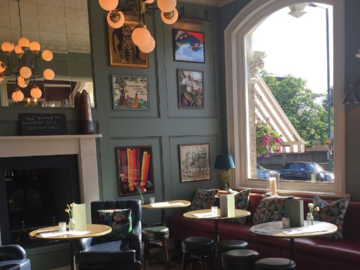 Book a table: Nice spot to catch up on emails and enjoy a posh frothy coffee