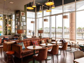 Book a table: Work from your favorite local pub with a river view