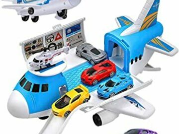 Buy Now: 1 Pc Lot Transport Cargo Airplane With 5 Vehicles