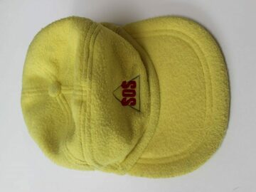 Selling with online payment: Yellow thermal cap with ear warmers