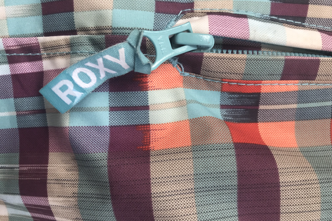 roxy plaid ski jacket