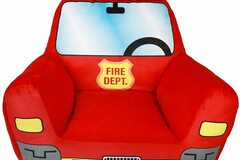 Liquidation/Wholesale Lot: TOLEAD 20.5” Toddler Couch with Plush Fire Engines Kid’s Sofa
