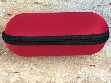 Post Now: 6.5" Padded Zipper Pouch, Protective Carry Case for Pipe Storage 