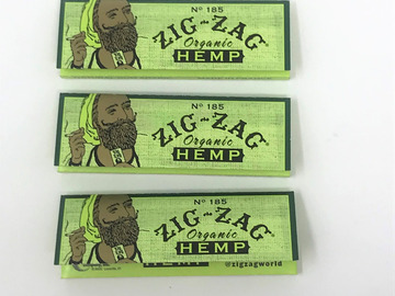 Post Now: Zig Zag 1 1/4 Size Organic Hemp Rolling Papers - 3 Packs(150 Leav
