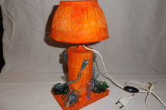 Vente au détail: lampe fabriqué materiaux recyclé