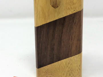 Post Now: 4" Three Tone Diagonal Design Wooden Dugout w/2 FREE One Hitters 