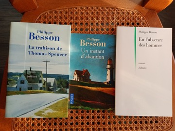 Vente: Lot de 3 livres de Philippe Besson - Julliard / Pocket -
