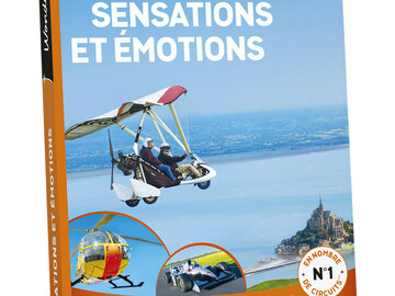 Vente: Coffret Wonderbox "Sensations et émotions" (99,90€)