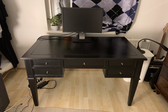Myydään: Black Desk  (140 x 80 x 76 cm)