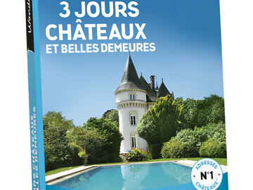 Vente: Coffret Wonderbox "3 Jours Châteaux et Belles Demeures" (139,90€)