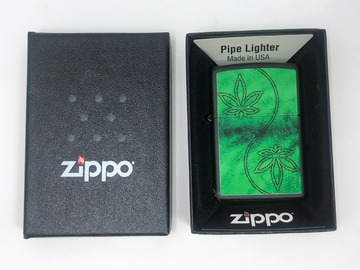  : Zippo Lighter - Marijuana Leaf Design