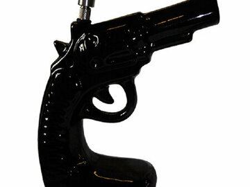 Post Now: Black Ceramic Revolver Bong MK2