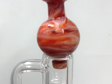 Post Now: Handmade Thick Glass Carb Cap Swirl Color Design