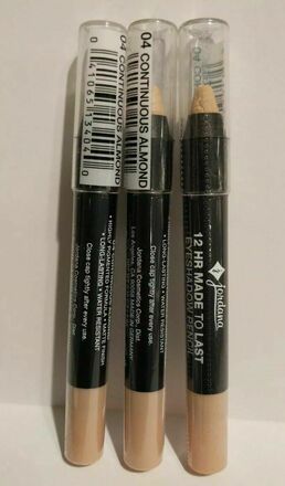 25X JORDANA 12Hr Made To Last Eyeshadow Pencil Continuous Almond 