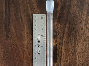 Post Now: 5.5"18mm to 18mm 6-Cut Slotted Diffused Downstem