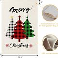Bulk Lot (Liquidation & Wholesale): Merry ChristmasGarden Flag (12.5″ x 18″) Plaid Christmas Tree