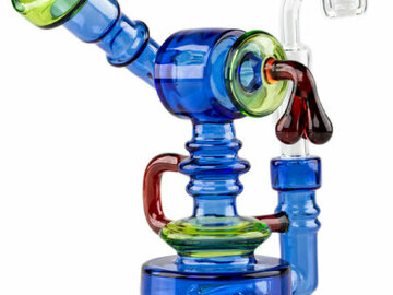 Post Now: OG Glass 6" Recycler Oil Dab Rig With Banger