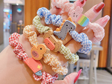 Buy Now: 100Pcs Children'S Ponytail Large Intestine Hair Loop Rubber Band