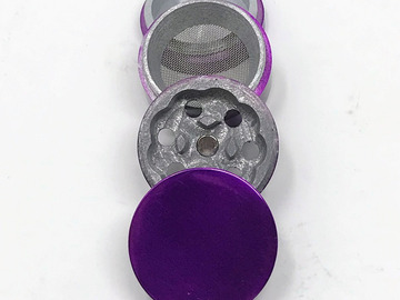 Post Now: 1.25" Herb Grinder with Pollen Catcher and Magnetic Lid - 4 Piece