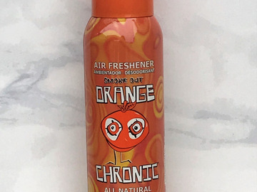  : 4oz. Orange Chronic Smoke Out Air Freshener - All Natural Smoke E