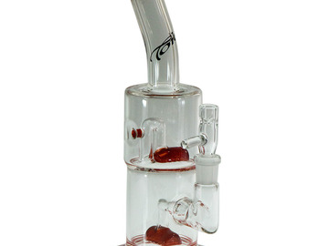 Post Now: Toro Double Micro Hex W/Colour Foot & Mouthpiece 14mm Bowl