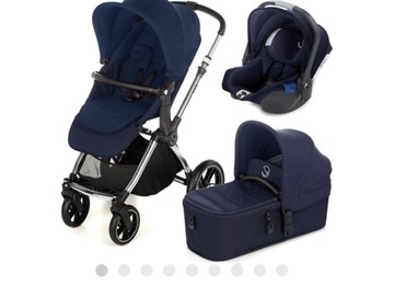 Rent out Weekly: Koos push chair and carry cot  - in black