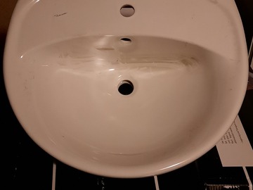 Biete Hilfe: Waschbecken 60 cm  Weiß 