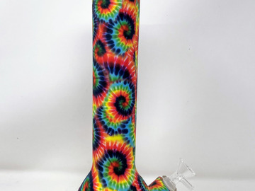 Post Now: NEW! 13" Tie Dye Design Silicone Detachable Bong